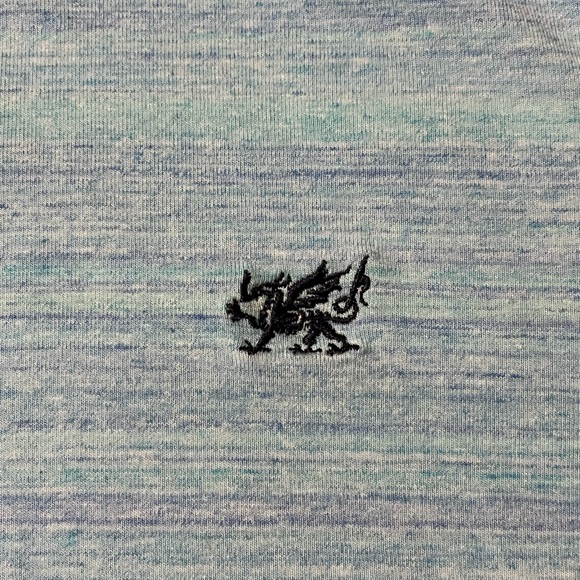 Lords of Harlech Mens Polo Blue Shirt US Size Large - Picture 5 of 9